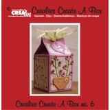Crealies Create A Box Stansen No. 6 Melkpak (CCAB06)