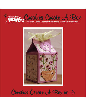 Crealies Create A Box Stansen No. 6 Melkpak (CCAB06)
