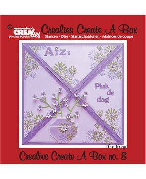 Crealies Create A Box Dies No. 8 Box for Sending Cards (CCAB08)