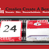 Crealies Create A Box Stansen No. 18 Adventsdoosje 6 cm, met Cijfers (CCAB18)