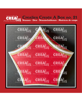 Crealies Create A Box Stansen No. 21 Kussendoosje Met 5 Zijden (CCAB21)