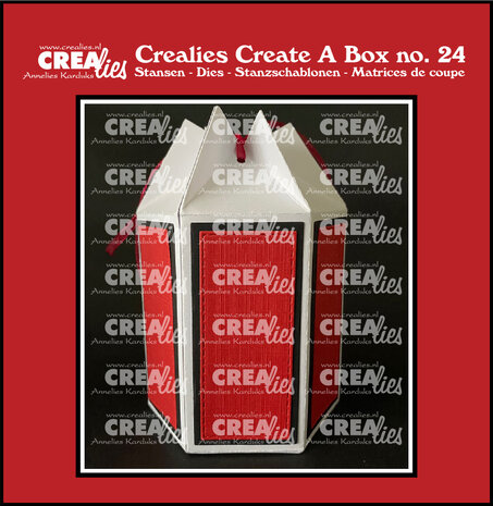 Crealies Create A Box Stansen No. 24 Zeshoek Doos (CCAB24) Crealies Create A Box Stansen No. 24 Zeshoek Doos (CCAB24)