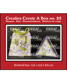 Crealies Create A Box Dies No. 25 Triangle Box (CCAB25)