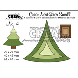 Crealies Crea-Nest-Lies Small Dies No. 4 Tree (CNLS04)