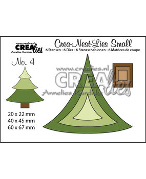 Crealies Crea-Nest-Lies Small Dies No. 4 Tree (CNLS04) Crealies Crea-Nest-Lies Small Dies No. 4 Tree (CNLS04)