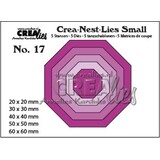 Crealies Crea-Nest-Lies Small Stansen No. 17 Achthoek (CNLS17)