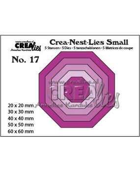 Crealies Crea-Nest-Lies Small Dies No. 17 Octagon (CNLS17)