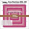 Crealies Crea-Nest-Lies XXL Stansen No. 160 Vierkanten Met Afgeronde Hoeken Stiksteek (CLNestXXL160) Crealies Crea-Nest-Lies XXL Stansen No. 160 Vierkanten Met Afgeronde Hoeken Stiksteek (CLNestXXL160)