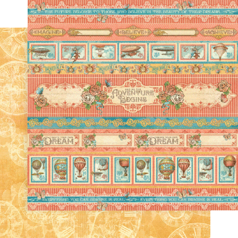 Graphic 45 Imagine 12x12 Inch Collector's Edition Pack with Stickers (4502722) (DISCONTINUED)