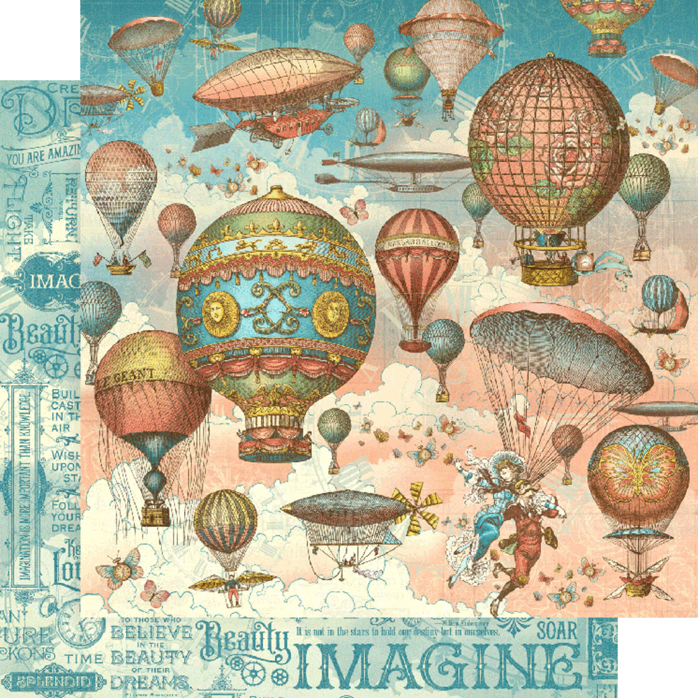 Graphic 45 Imagine 8x8 Inch Collector's Edition Pack with Stickers (4502723) (DISCONTINUED)