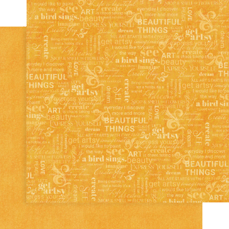 Graphic 45 Let's Get Artsy 12x12 Inch Patterns & Solids Pack (4502755) (DISCONTINUED)