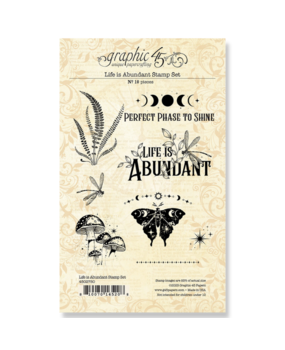 Graphic 45 Life is Abundant Stamp Set (4502780) (DISCONTINUED)