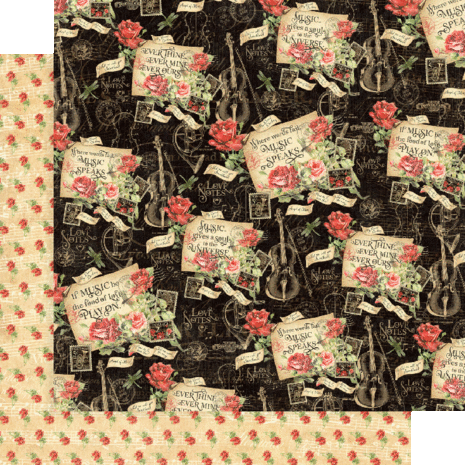 Graphic 45 Love Notes 12x12 Inch Collector's Edition Pack with Stickers (4502782) (DISCONTINUED)