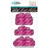 CarlijnDesign Hot Foil Happy Holodays (CDHF-0040) (OUTLET)