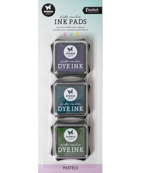 Studio Light Ink Pads Water-Reactive Pastels (3pcs) (SL-ES-INKP17) (BASIC)