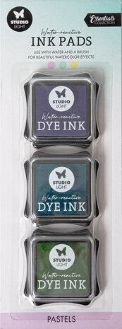 Studio Light Ink Pads Water-Reactive Pastels (3pcs) (SL-ES-INKP17) (BASIC)