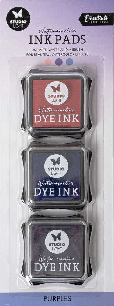 Studio Light Ink Pads Water-Reactive Purples (3pcs) (SL-ES-INKP16) (BASIC) Studio Light Ink Pads Water-Reactive Purples (3pcs) (SL-ES-INKP16) (BASIC)