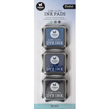 Studio Light Ink Pads Water-Reactive Blues (3pcs) (SL-ES-INKP15) (BASIC)