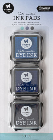 Studio Light Ink Pads Water-Reactive Blues (3pcs) (SL-ES-INKP15) (BASIC)