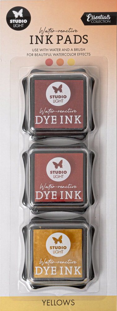 Studio Light Ink Pads Water-Reactive Yellows (3pcs) (SL-ES-INKP14) (BASIC)