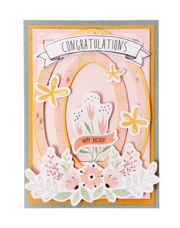 Studio Light Floral Pastel Frames DIY Block (SL-ES-DCB65) (OUTLET) Studio Light Floral Pastel Frames DIY Block (SL-ES-DCB65) (OUTLET)