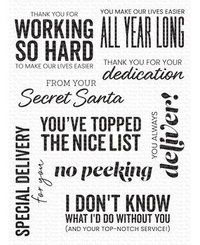 My Favorite Things Top-Notch Service Clear Stamps (CS-833) (OUTLET)