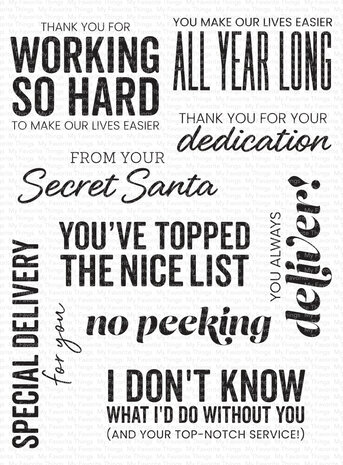 My Favorite Things Top-Notch Service Clear Stamps (CS-833) (OUTLET) My Favorite Things Top-Notch Service Clear Stamps (CS-833) (OUTLET)