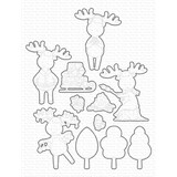 My Favorite Things Merry Moose Die-namics (MFT-2641) (OUTLET)