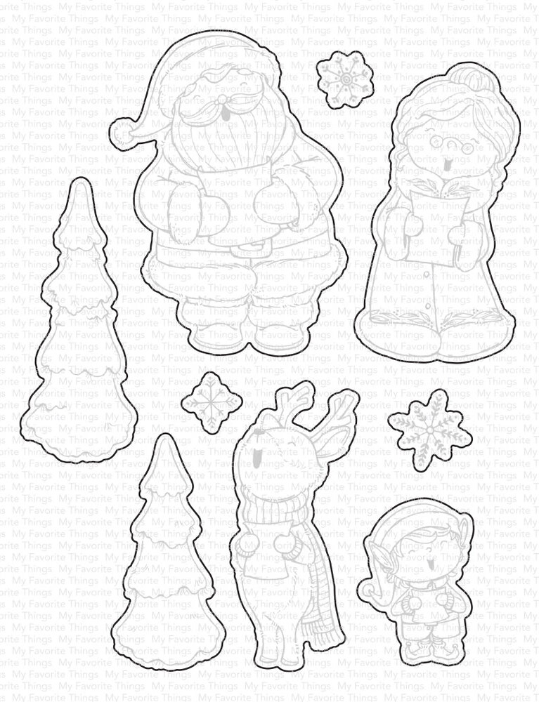 My Favorite Things Christmas Carols Die-namics (MFT-2642) (OUTLET)