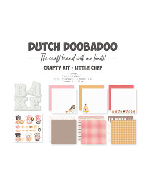 Dutch Doobadoo Crafty Kit Little Chef 21x21cm (473.005.053) (DISCONTINUED) Dutch Doobadoo Crafty Kit Little Chef 21x21cm (473.005.053) (DISCONTINUED)