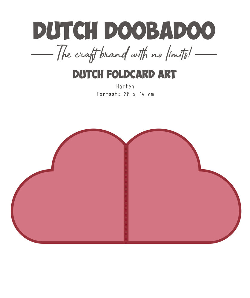 Dutch Doobadoo Dutch Card Art A4 Hearts (470.784.278) (OUTLET)
