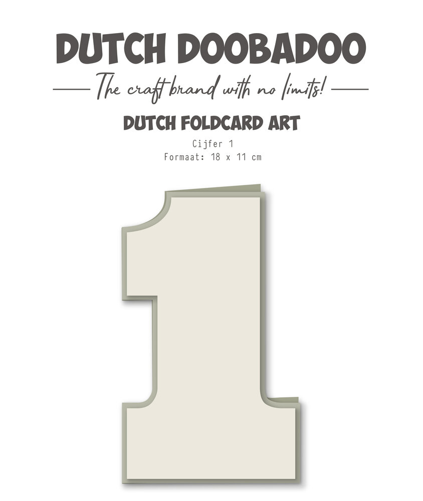 Dutch Doobadoo Dutch Card Art A4 Number 1 (470.784.273) (OUTLET)