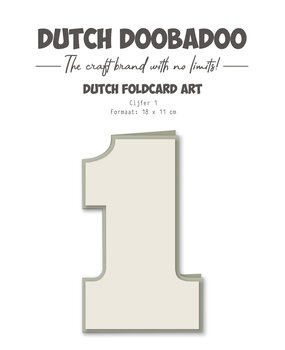 Dutch Doobadoo Dutch Card Art A4 Number 1 (470.784.273) (DISCONTINUED)