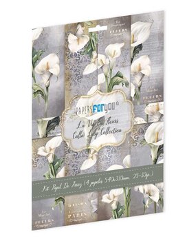 Papers For You La Vie En Fleurs Calla Lily Rice Paper Kit (4pcs) (PFY-12779) (DISCONTINUED)