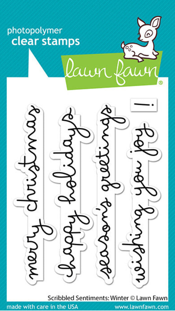 Lawn Fawn Scribbled Sentiments: Winter Clear Stamps (LF3279) (DISCONTINUED) Lawn Fawn Scribbled Sentiments: Winter Clear Stamps (LF3279) (DISCONTINUED)