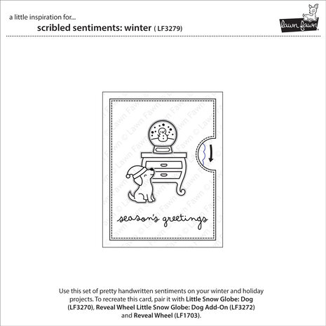 Lawn Fawn Scribbled Sentiments: Winter Clear Stamps (LF3279) (DISCONTINUED) Lawn Fawn Scribbled Sentiments: Winter Clear Stamps (LF3279) (DISCONTINUED)