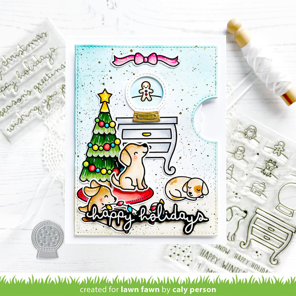 Lawn Fawn Scribbled Sentiments: Winter Clear Stamps (LF3279) (DISCONTINUED) Lawn Fawn Scribbled Sentiments: Winter Clear Stamps (LF3279) (DISCONTINUED)