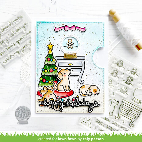 Lawn Fawn Scribbled Sentiments: Winter Clear Stamps (LF3279) (DISCONTINUED) Lawn Fawn Scribbled Sentiments: Winter Clear Stamps (LF3279) (DISCONTINUED)