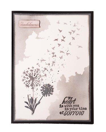 Studio Light In Loving Memory Clear Stamp Sympathy Messages (SL-ILM-STAMP560)