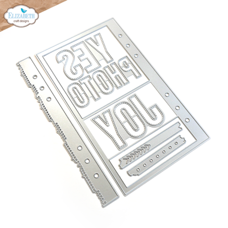 Elizabeth Craft Designs Yes Joy Page Dies (2077) (DISCONTINUED)