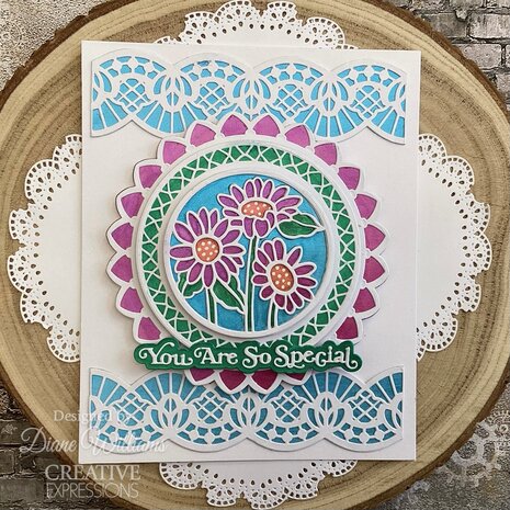 Creative Expressions Sue Wilson Craft Die Border Ornate Lattice (CED7154) (OUTLET)