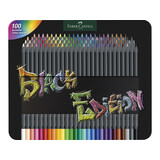 Faber Castell Black Edition Colour Pencils Box SuperSoft (100pcs) (FC-116490)
