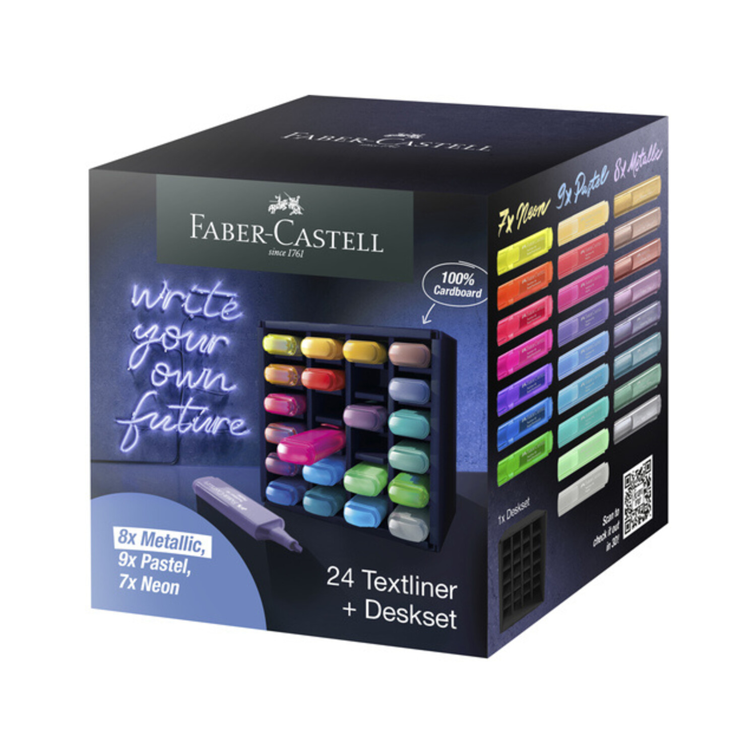 Evidenziatori TEXTLINER 46 Faber Castell Metallic * Digitalissimo Shop