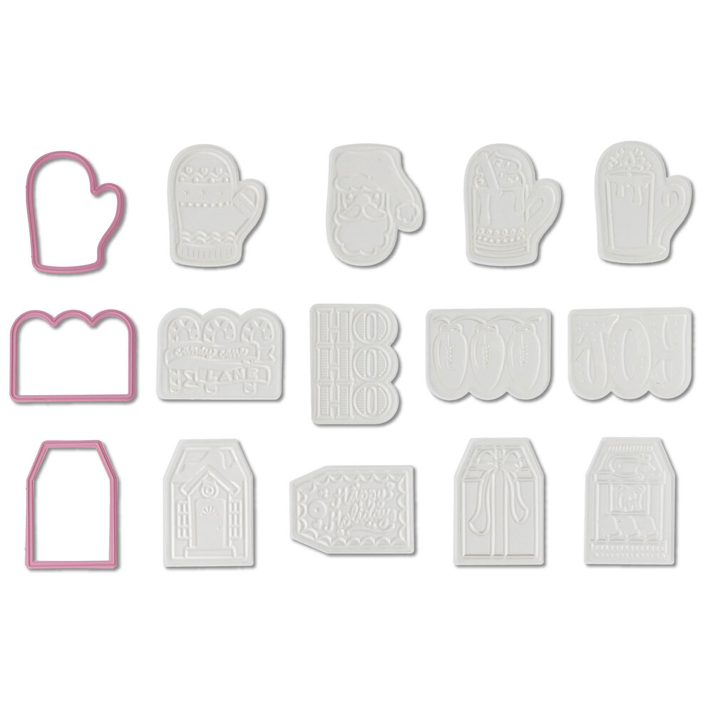 We R Makers Christmas Die and Stamp Shifters Mitt (15pcs) (60001024) (OUTLET)