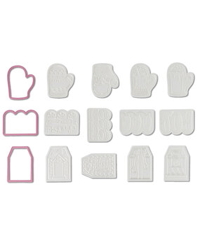 We R Makers Christmas Die and Stamp Shifters Mitt (15pcs) (60001024) (OUTLET)