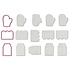 Christmas Die and Stamp Shifters Mitt (15pcs) (60001024) (OUTLET)