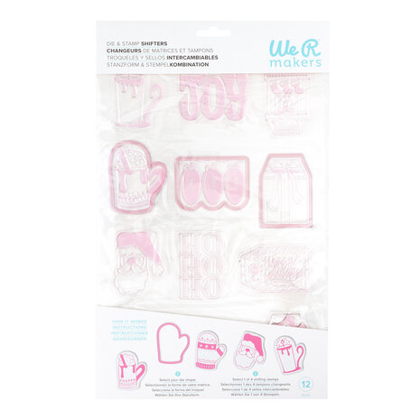 We R Makers Christmas Die and Stamp Shifters Mitt (15pcs) (60001024) (OUTLET)