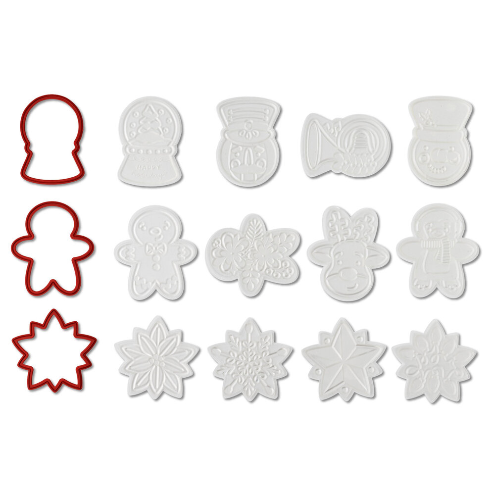 We R Makers Christmas Die and Stamp Shifters Globe (15pcs) (60001023) (OUTLET)