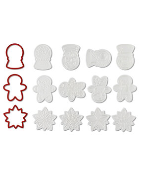 We R Makers Christmas Die and Stamp Shifters Globe (15pcs) (60001023) (OUTLET)