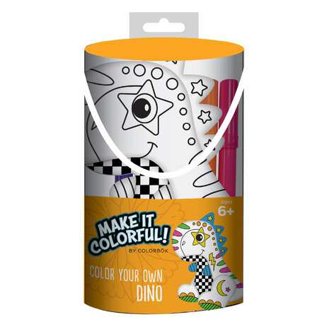 American Crafts Color Your Own Kit Stuffed Animal Dino (7pcs) (34027514) (OUTLET) American Crafts Color Your Own Kit Stuffed Animal Dino (7pcs) (34027514) (OUTLET)